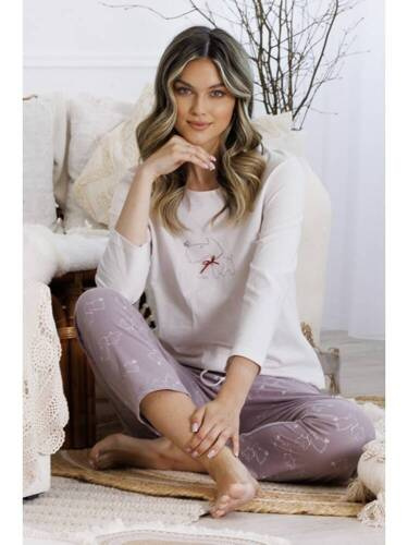 1501 Berenik Piżama damska Leveza piaskowy