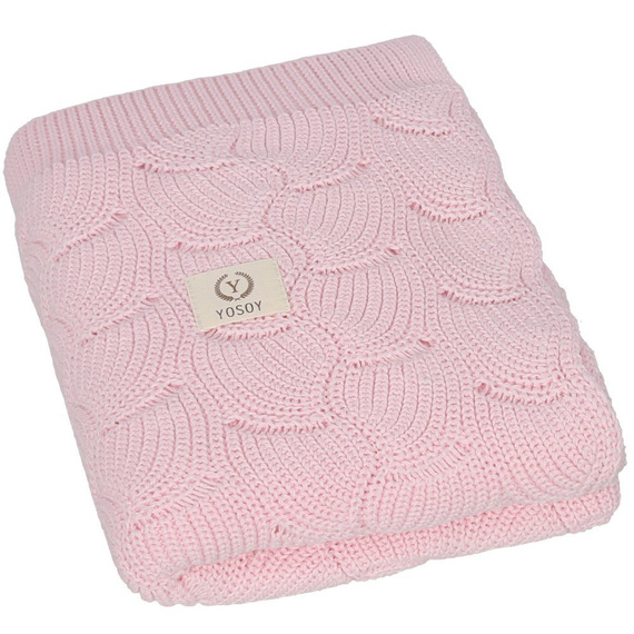 Ażurowy kocyk WAVES eco cotton Yosoy Ivory