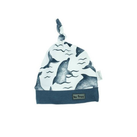 Czapeczka niemowlęca 177054 "Delfin" Nicol