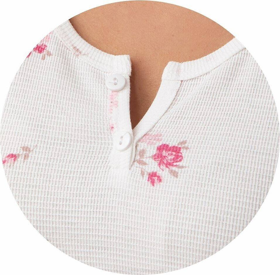 186 Koszula Nocna Luna - ecru- amarant