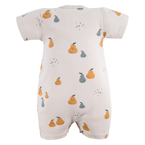 Pearfect Eevi Rampers niemowlęcy - ecru druk