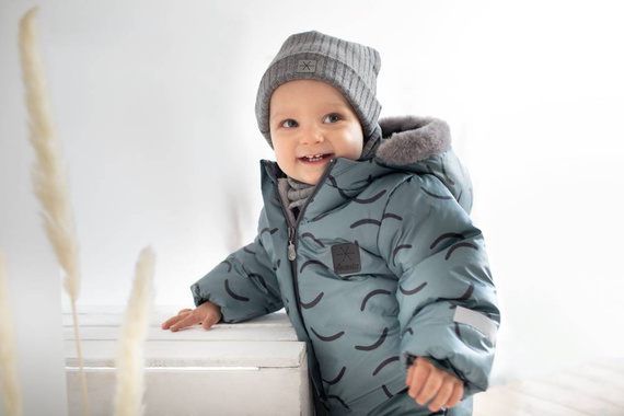 Winter Pinokio Komin niemowlęcy - szary