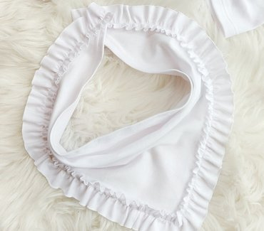 Lola Bambarillo Chusta apaszka niemowlęca biały