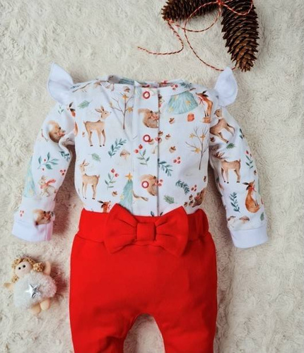 3320D Komplet dla dziewczynki Christmas Animals Marija