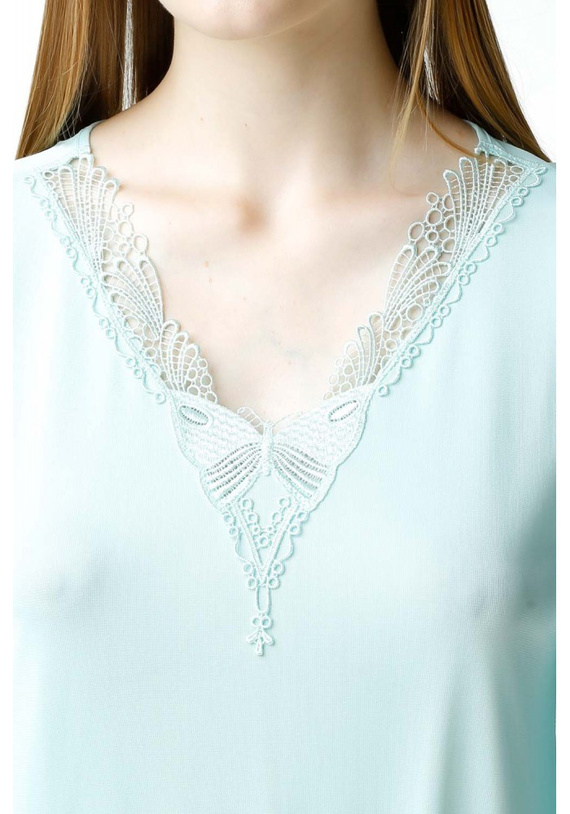 86400 Elena koszula nocna damska Mewa miętowy