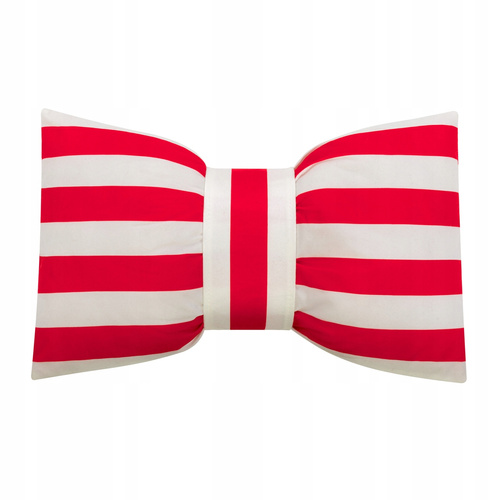 Poduszka świąteczna Kokarda 30x50 welurowa Spod Igły i Nitki – dekoracja bożonarodzeniowa