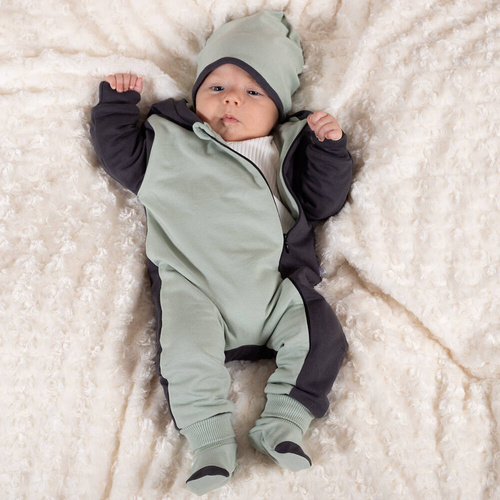 202271 Olaf Nicol Pajac dresowy z kapturem 