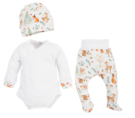 Komplet niemowlęcy 3319 Christmas Animals Universal