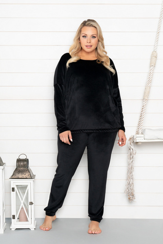 Juga Komplet Damski dł. rękaw, dł. spodnie Italian Fashion czarny