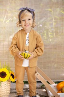 Tres Bien Pinokio Bluza dla dziewczynki - żółty