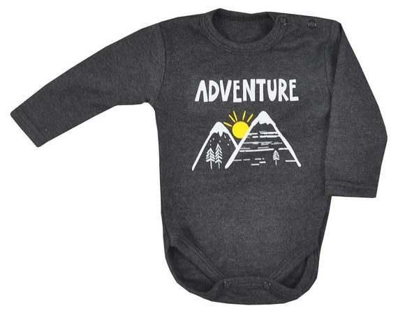 Mountains Koala Body z długim rękawem - żółty