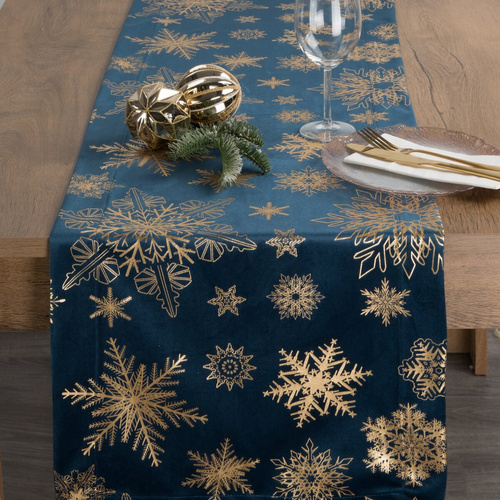 Joy obrus bieżnik świąteczny Eurofirany niebieski