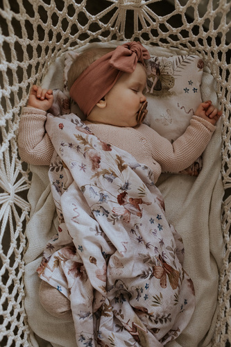 Pieluszki 100% Bamboo muślin Fairies Makaszka