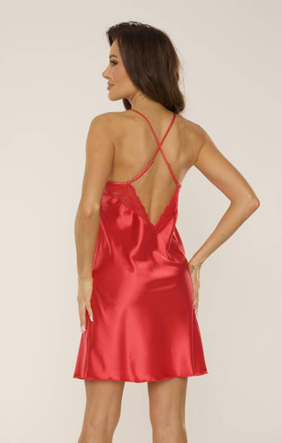 679 Synthia Koszula damska De Lafense - czerwony