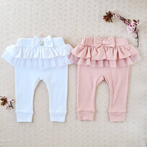 Cherry 1710S Spodenki niemowlęce Marija - powder pink