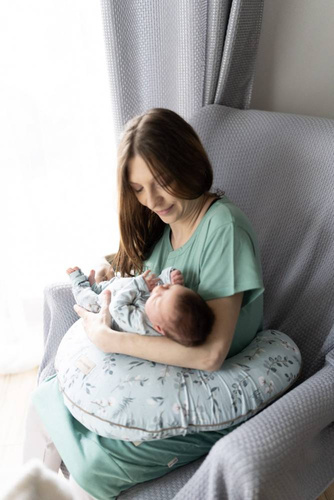 4457 Doctor Nap Poduszka do karmienia - pool blue