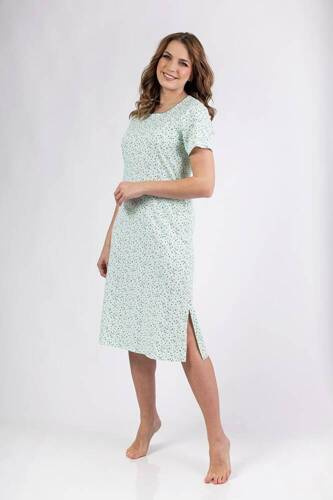 149 Koszula nocna  Regina -seledynowy