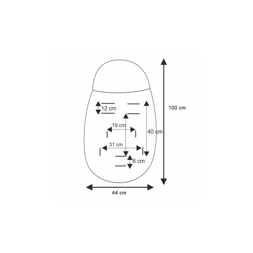 Śpiworek do wózka Eevi- czarny