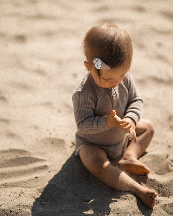 "Waffel Stone" Makoma Body polo z długim rękawem