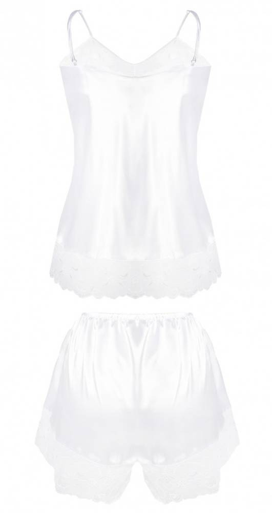 Brenda Komplet piżama damska DKaren- biały