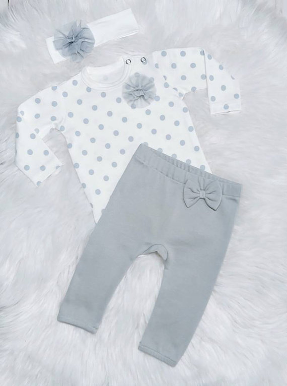 Tosia Bambarillo Spodnie niemowlęce biały