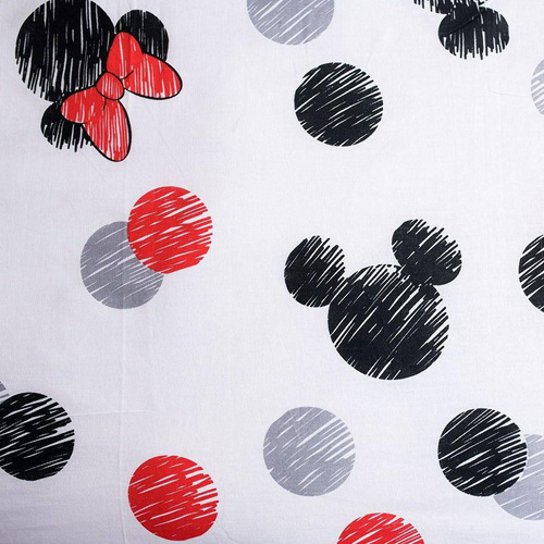 Miki i Mini Love Jerry Fabrics Pościel dziecięca bawełniana