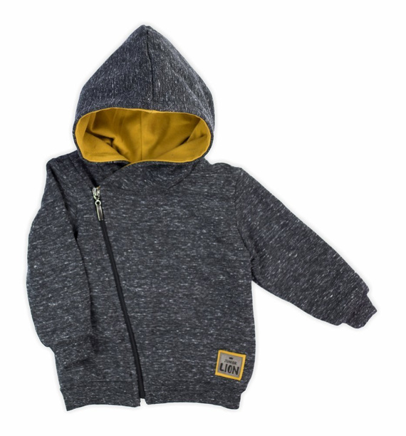 Bluza dresowa rozpinana 173275 "Prince" Nicol - grafit