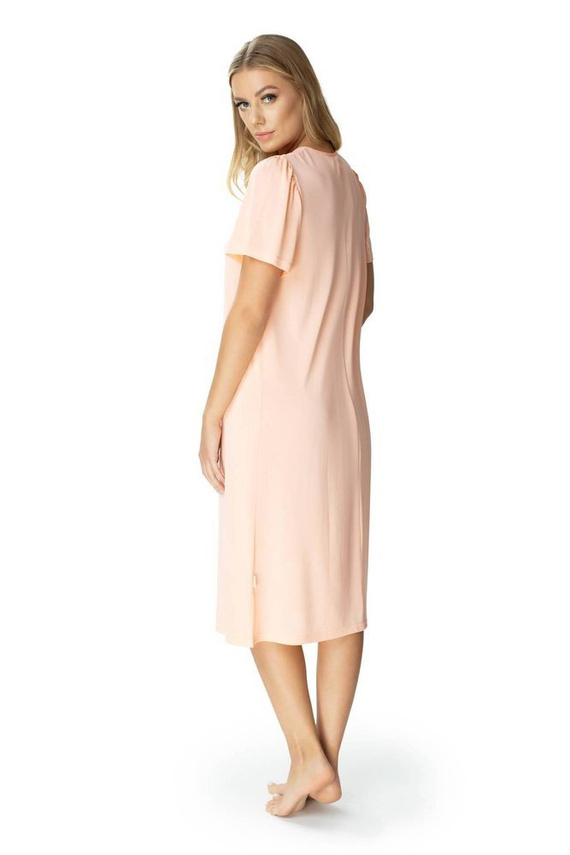 1693 Berenika halka koszula nocna damska Mewa morelowy