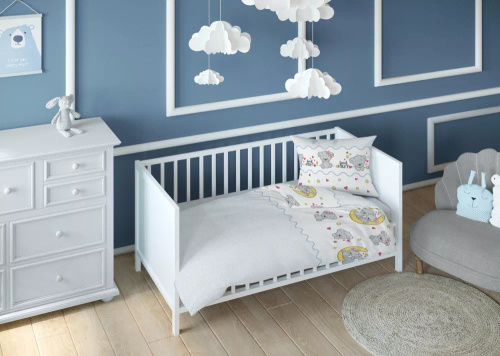 2896 B Kraina Snów Pościel dziecięca bawełniana misie Karo