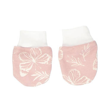 Motylki Martex niedrapki rękawiczki różowy