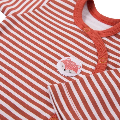 Adventure Ewa Klucze Rozpinane Body z długim rękawem - fiolet/rudy