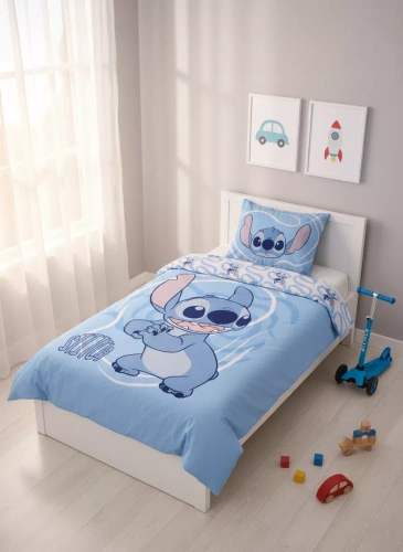 Pościel dziecięca Faro Lilo i Stitch 100x135 bawełna 115 g/m² + poszewka 40x60 bajkowa