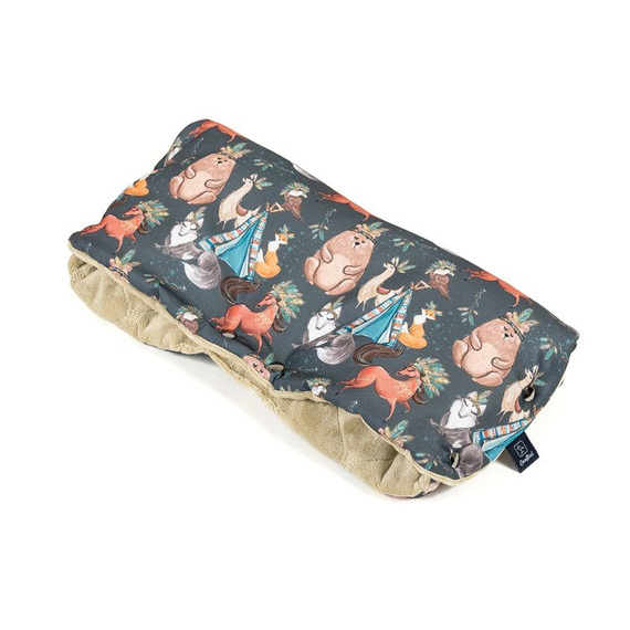 Mufka do wózka zimowa Baleriny - Light pink Cocobird jasny róż