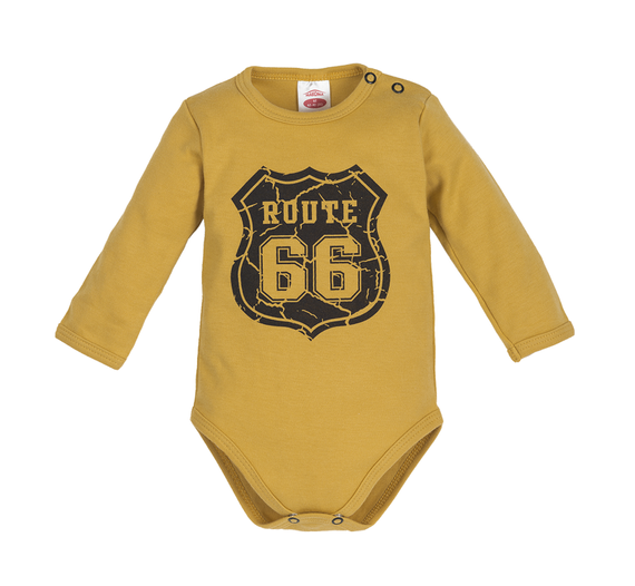 Body z długim rękawem "ROUTE" Makoma szary