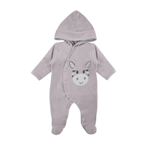 "Baby Love" Ewa Klucze Pajac welurowy - niebieski