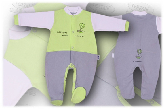 Pajac "BALONIK" różowy Terjan