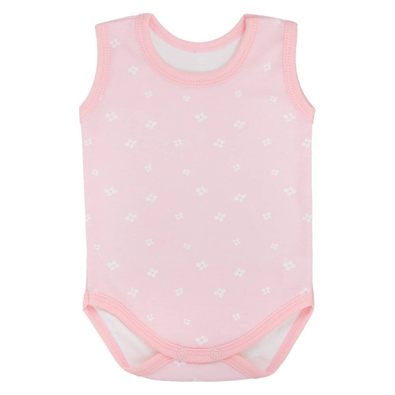 Kwiatki Martex body niemowlęce ramiączkach