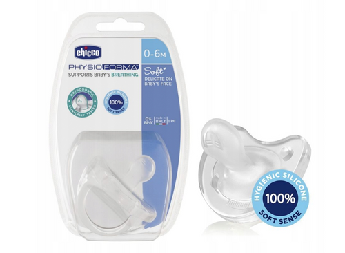 Smoczek Chicco PhysioForma Soft ortodontyczny kauczuk 0+