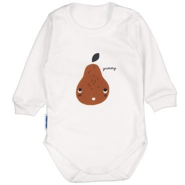 Gruszka Martex Body niemowlęce długi rękaw bialy