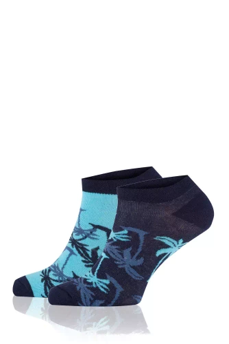 S152S Paleros Italian Fashion Skarpety - granatowy/turkusowy
