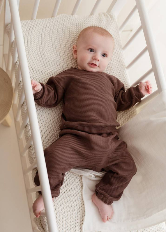 Pure Koala Bluza z długim rękawem - brązowa