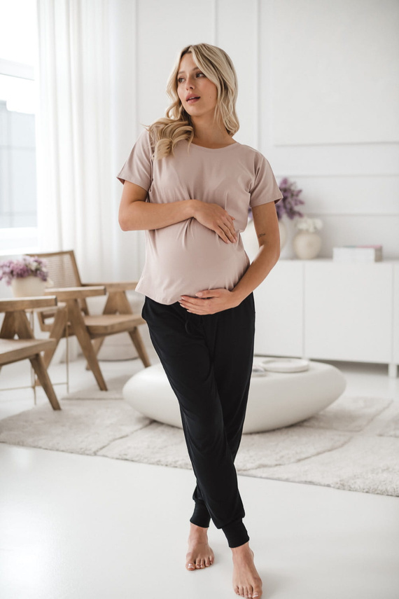 Spodnie Milk&Love dresowe joggersy czarny