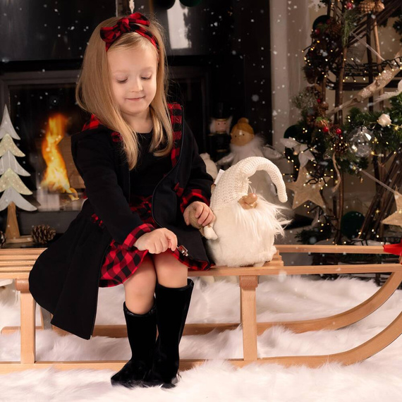 Płaszczyk dwustronny 163585 "Magia Świąt" Nicol