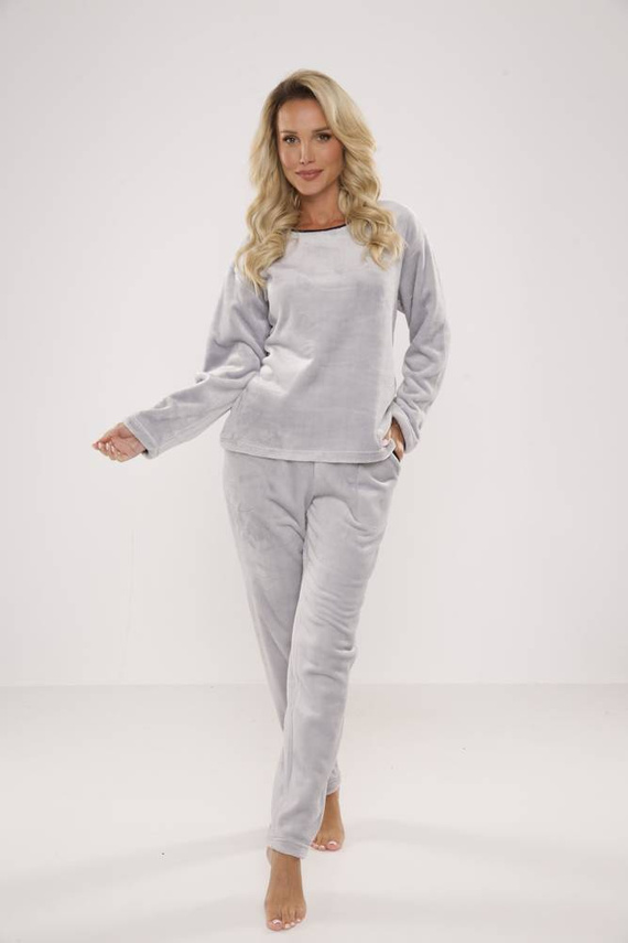 669 Soft Piżama damska De Lafense - szary