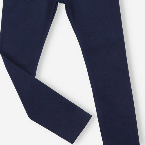 KAR-0041/GRA Legginsy dziewczęce Lagarto Verde -  granatowy 