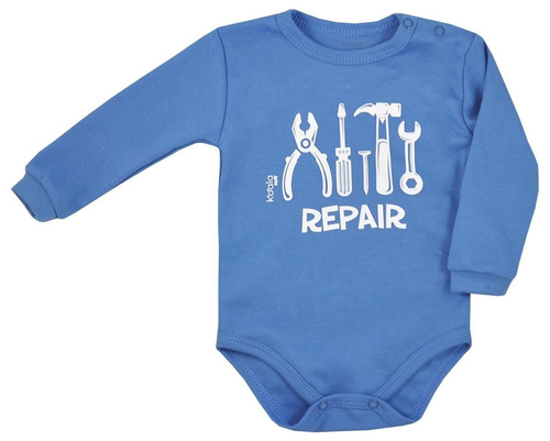 Body niemowlęce "NARZĘDZIA" Koala- musztardowe