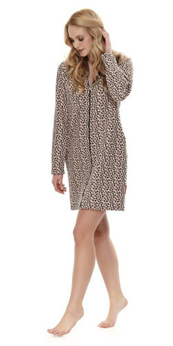 9655 Szlafrok damski Doctor Nap - beige