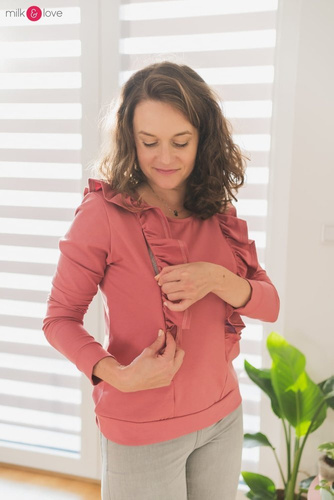 Milky Waves Milk&Love Bluzka do karmienia ciemny błękit