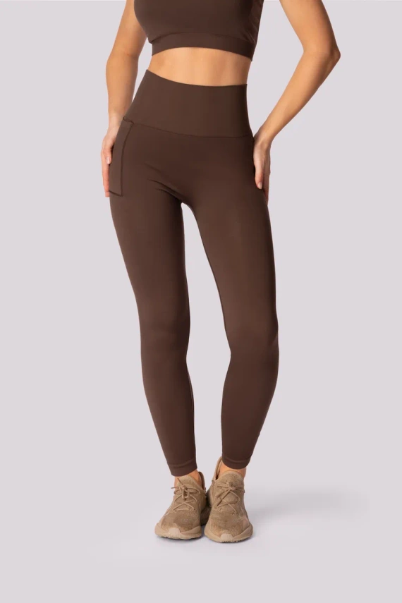 Base legginsy damskie Mona caffe