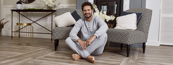 Lider Komplet dresowy dł. rękaw, dł. spodnie Italian Fashion - melanż